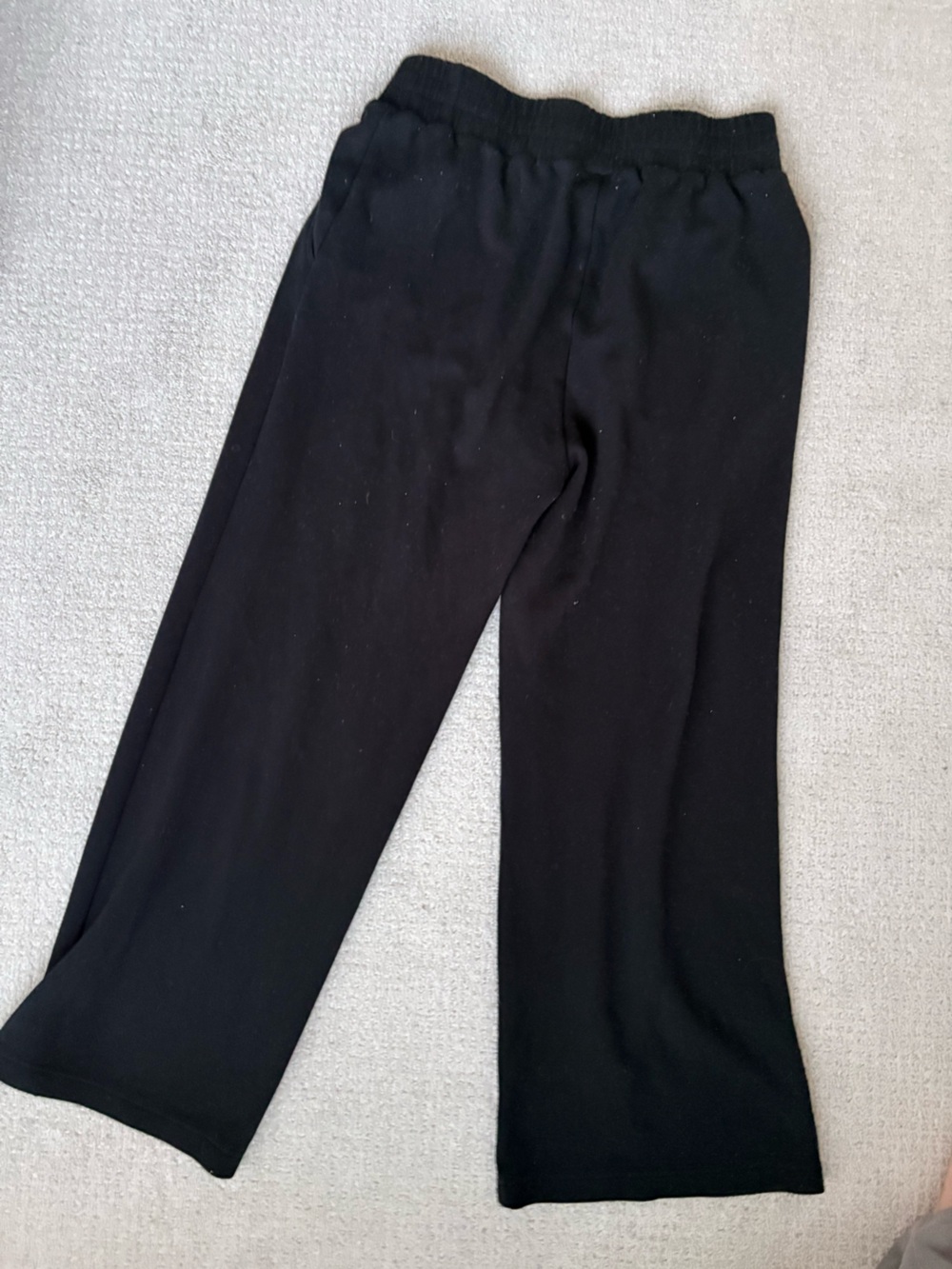 Varley Black Wide Leg Double Soft Trouser Pants - Picture 2 of 4